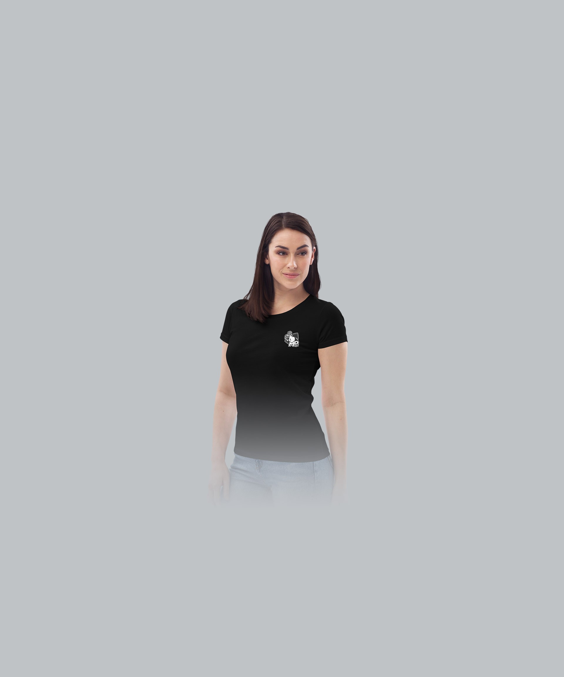 T-shirt Eco bio femme couleur noir- md Sport 269